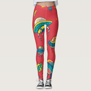 Legging Invasores de Espaço OFO Retroativo