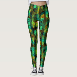 Legging Inverno sem costura Pinho azul de Natal