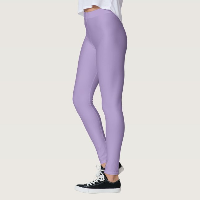 Legging Ioga em Lavanda Roxa Empoeirada (Esquerda)