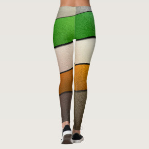 Legging Ireland Flag Colors-Chrome, por Shirley Taylor
