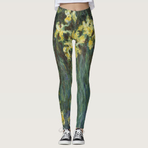Legging Íris Amarelas por Claude Monet, Arte Fino Vintage