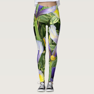 Legging Íris Amarelos e roxos