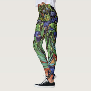 Legging Írises de Vincent van Gogh, Arte do Jardim de Vint