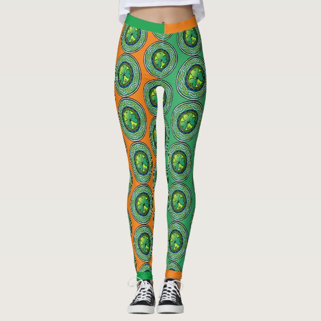 Legging Irish shamrock (Frente)