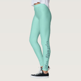 Legging Isla Vidro do Mar & Lua de Mel Costeira Azul-Marin