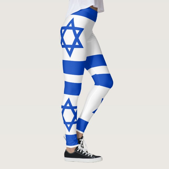 Legging Israel bandeira azul Estrela de David (Direita)