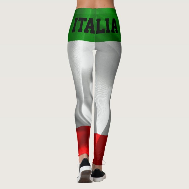Legging ITALIA! ITALIA! Malhação italiana do costume da (Verso)