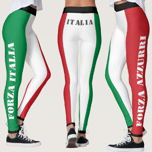 Legging Itália Squadra azzurra campeonato de futebol 2024