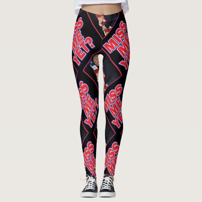 Legging Já Sentem Minha Falta Trump (Frente)