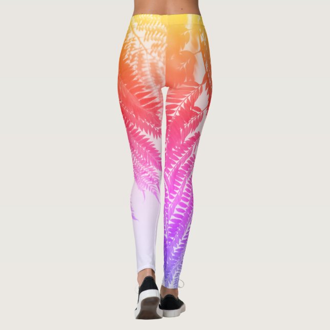 Legging Jacaranda Tree deixa cotovelos (Verso)