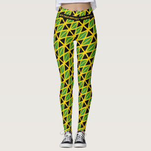 Legging JAMAICA FLAG Scripting EXECUTE A SUA RAÇA Personal