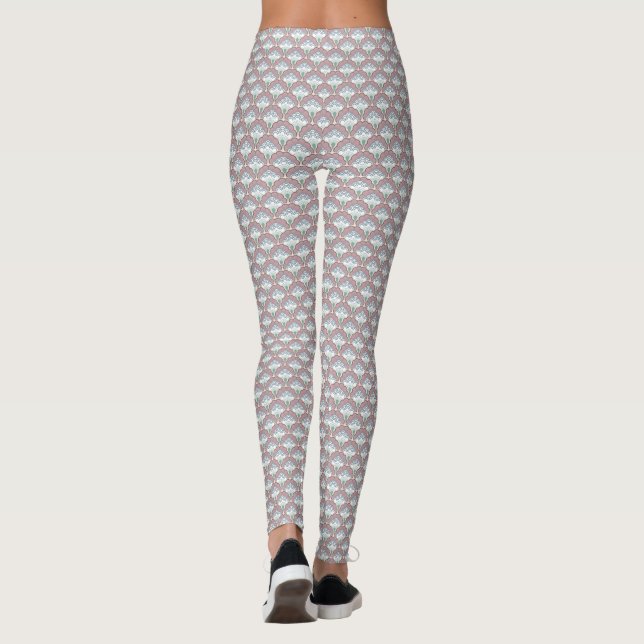 Legging Japanese art deco style_Spring (Verso)