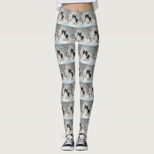 Legging Japanese Chin Deixe Nevar Natal