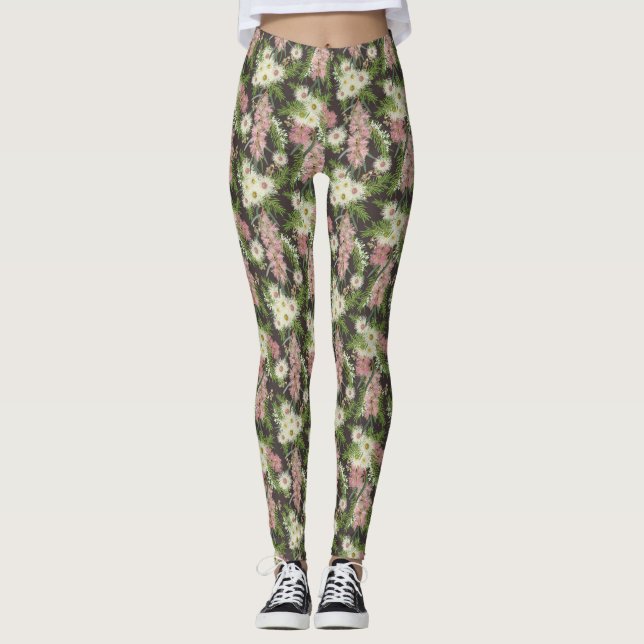 Legging Jardim Country com Escova de Garrafa Australiana (Frente)