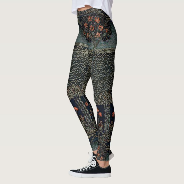 Legging Jardim da noite do art deco (Esquerda)