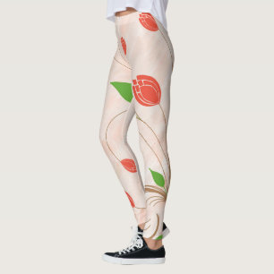 Legging Jardim da tulipa
