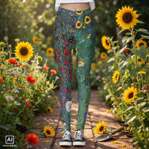 Jardim de camponês com Girassol por Klimt, Flores 