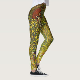 Legging Jardim de fazenda com Crucifixo por Gustav Klimt