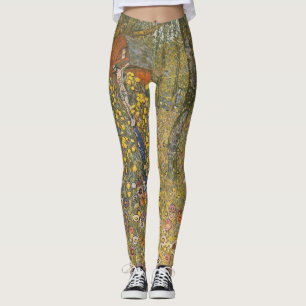 Legging Jardim de fazenda com Crucifixo (por Gustav Klimt)