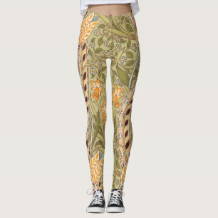 Legging Jardim de Narcisos William Morris Flor Clássica Bo
