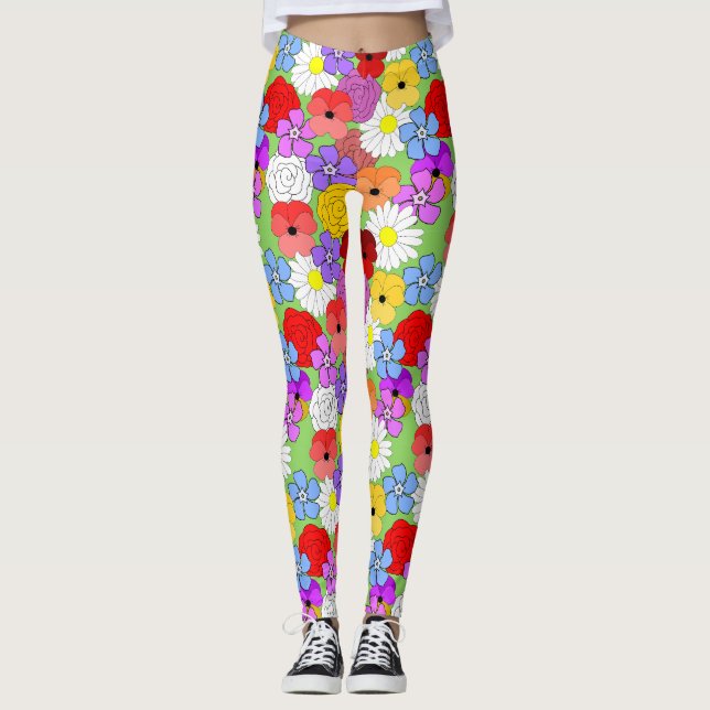 Legging Jardim Flor (Frente)