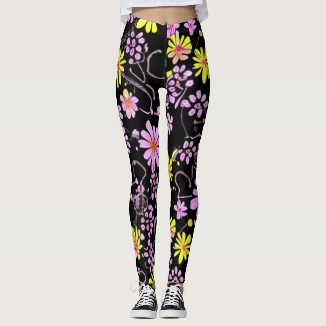 Legging Jardim Flor (Frente)