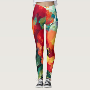 Legging Jardim Floral Bloom Vibrant