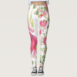 Legging Jardim Floral mágico por todas as legguras impress