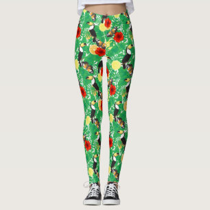 Legging Jardim tropical