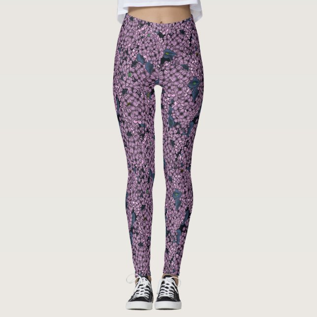 Legging Jardim Violet Lilac (Frente)