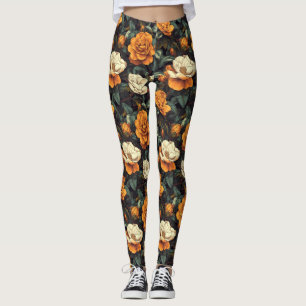 Legging Jardínias de Borla Edgy Roupas Fitness