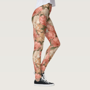 Legging Jardínias Flor Fitness Moda Tema Jardínias