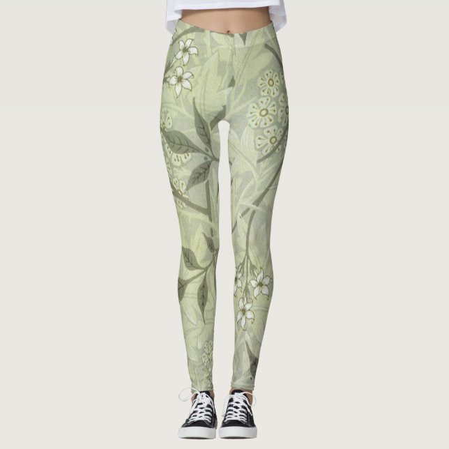 Legging Jasmim Botânico Vintage Antigo William Morris (Frente)