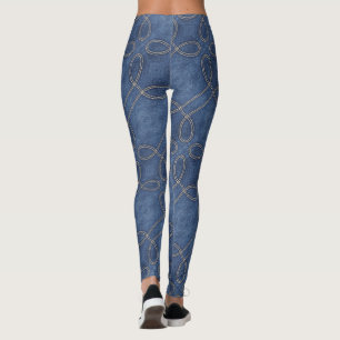Legging Jean Denim Swirl