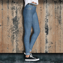 Legging Jeans falsos