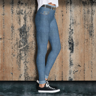 Legging Jeans falsos