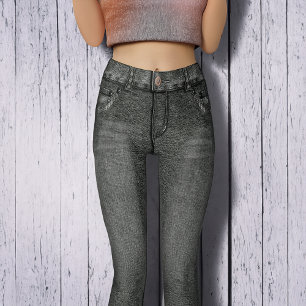 Legging Jeans negros magros do Denim