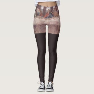 Legging Jesus no último jantar, Leonardo da Vinci