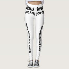 Legging Jesus salvar - nós apenas ajudamo-lo a encontrá-lo