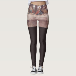 Legging Jesus "Yeshua" O Último Jantar, Leonardo da Vinci