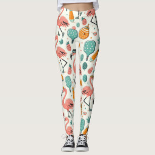Legging Jogada de Pickleball Tropical