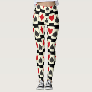 Legging Jogando Cartões Quarteto