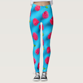 LEGGING JUICY RED LYCHEE NO FUNDO AZUL