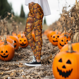 Legging Jumble de Jack-o-Lanternas
