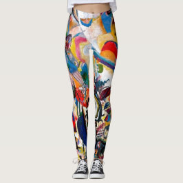 Legging Kandinsky Composition VII Abstrato Pintura