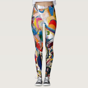 Legging Kandinsky Composition VII Abstrato Pintura