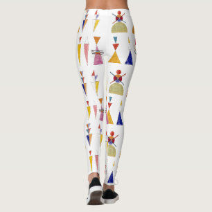 Legging Kandinsky, Porta de Kiev, esboço em aquarela para.
