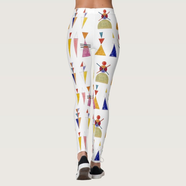 Legging Kandinsky, portão de Kiev, desenho de aquarela par (Verso)