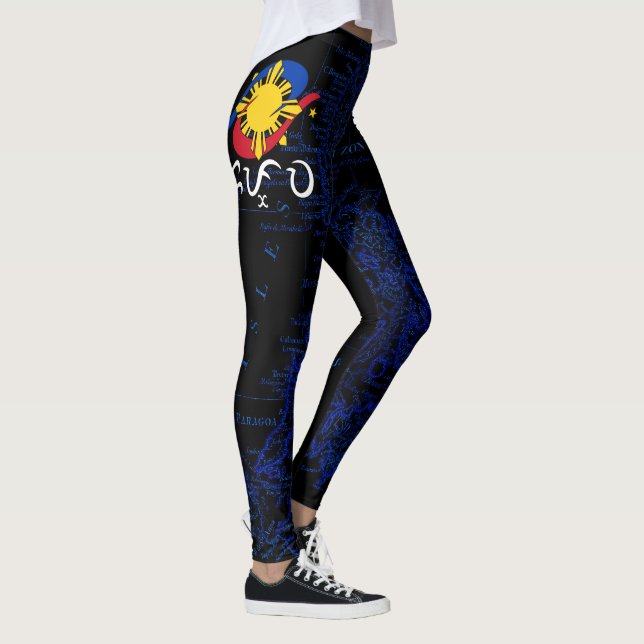 Legging Kapwa (escrita Baybayin) (Direita)
