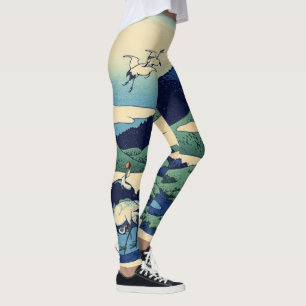 Legging Katsushika Hokusai - Umegawa na província de Saga
